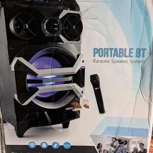 Portable karaoke speaker
